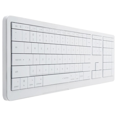 Clevetura CLVX 1 Touch-On-Keys AI Wireless Keyboard, ANSI US Mac layout, Scissor Switches, Aluminum Chassis, Interactive RGB, Ma