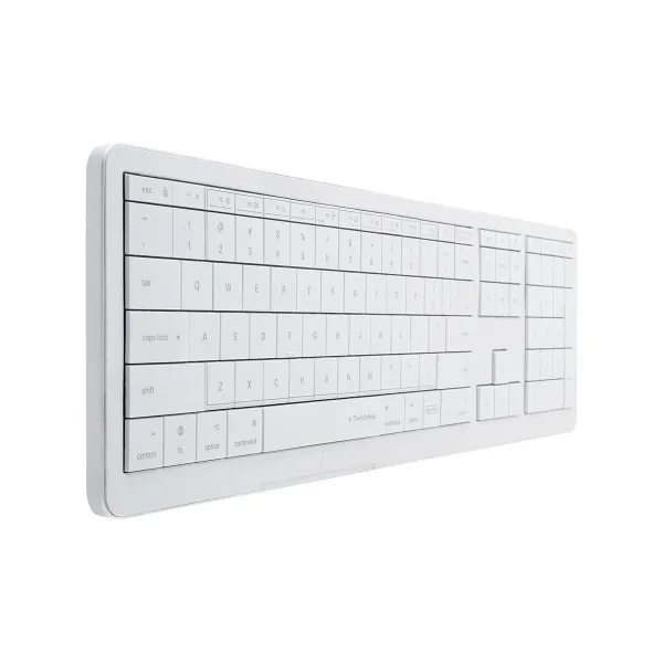Clevetura CLVX 1 Touch-On-Keys AI Wireless Keyboard, ANSI US Mac layout, Scissor Switches, Aluminum Chassis, Interactive RGB, Ma