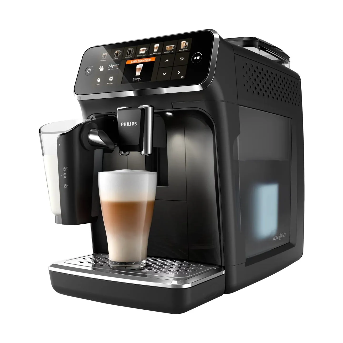Philips Espresso Machine | EP5441/50 | Pump pressure 15 bar | Built-in milk frother | Fully automatic | 1500 W | Black