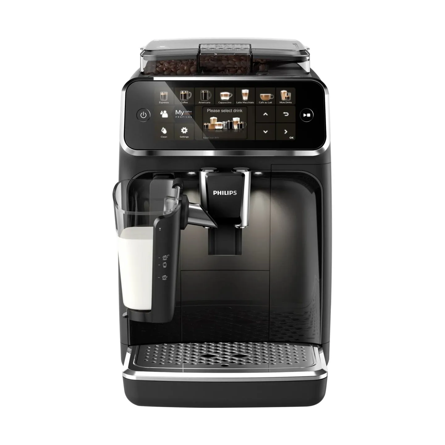 Philips Espresso Machine | EP5441/50 | Pump pressure 15 bar | Built-in milk frother | Fully automatic | 1500 W | Black