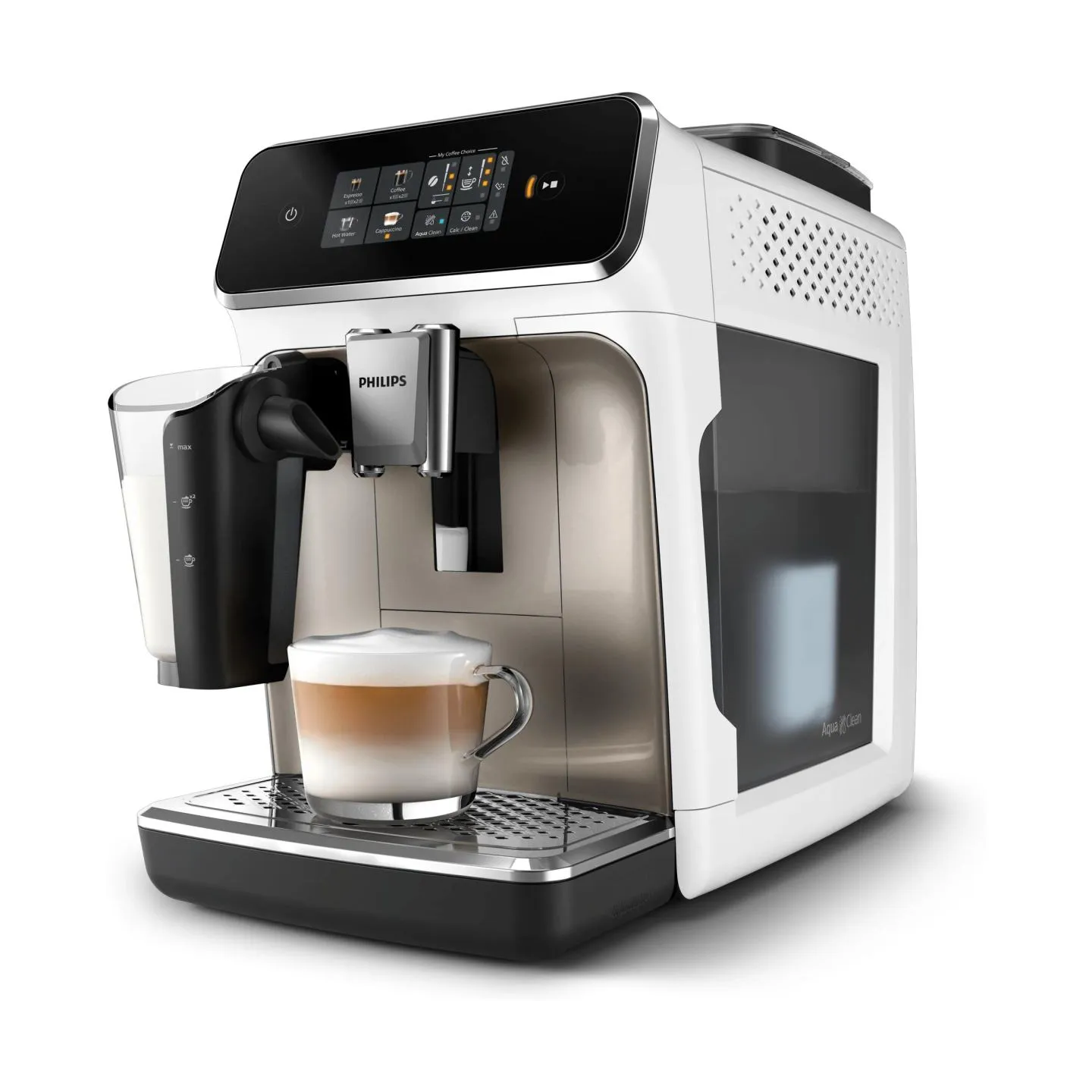 Philips Coffee maker | EP2333/40 | Pump pressure 15 bar | Built-in milk frother | Fully Automatic | 1500 W | White