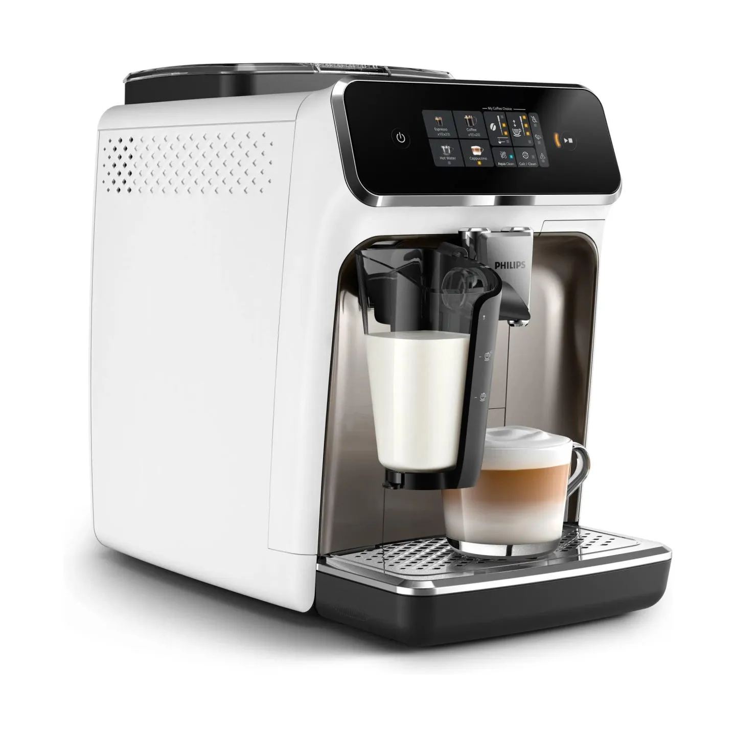 Philips Coffee maker | EP2333/40 | Pump pressure 15 bar | Built-in milk frother | Fully Automatic | 1500 W | White