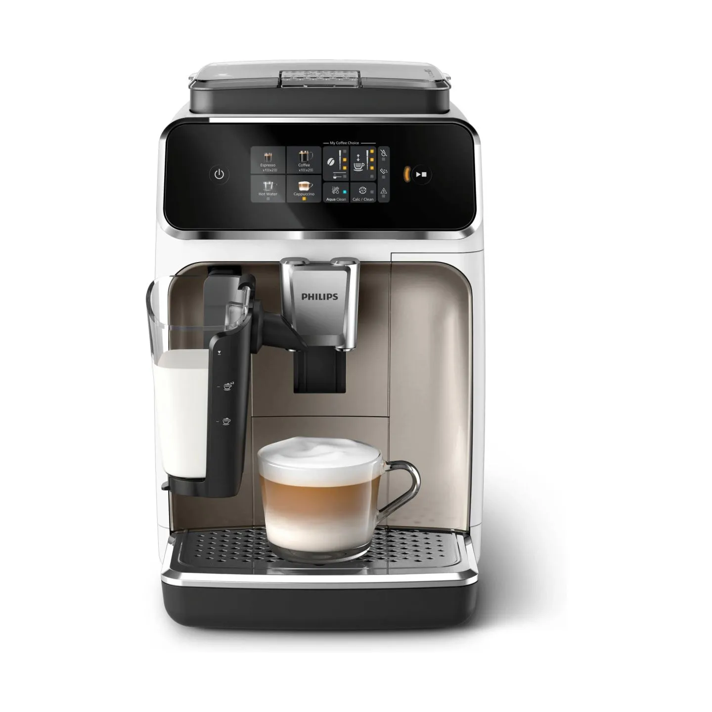 Philips Coffee maker | EP2333/40 | Pump pressure 15 bar | Built-in milk frother | Fully Automatic | 1500 W | White