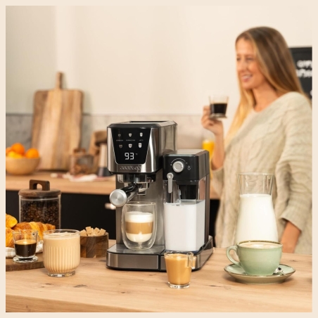 Cecotec Coffee Maker | Power Espresso 20 Cream | Pump pressure 20 bar | Built-in milk frother | Semi-automatic | 1350 W