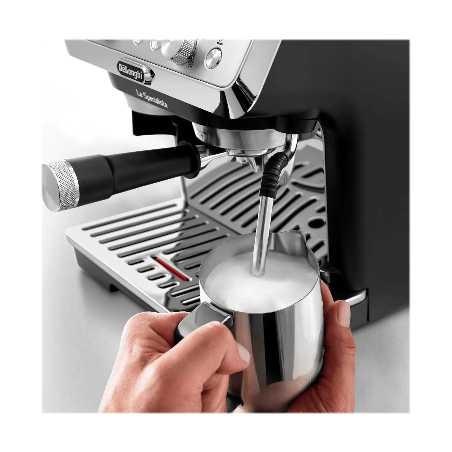 Delonghi Coffee machine | EC9155.MB | Pump pressure 15 bar | Built-in milk frother | Manual | Metal Black | 1400 W