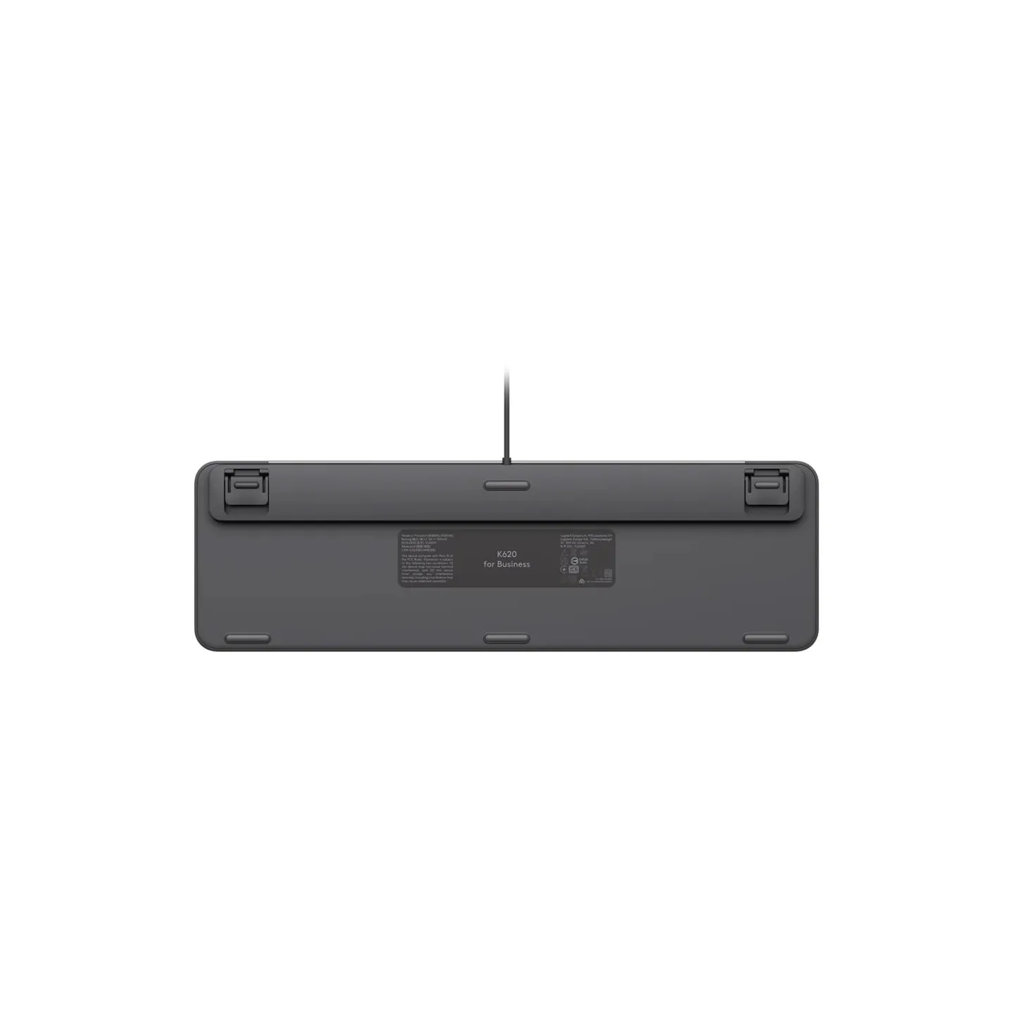 Logitech Signature Slim  K620 Wired Keyboard for Business - GRAPHITE - US INT'L - USB - N/A - INTNL-973 - USB-C