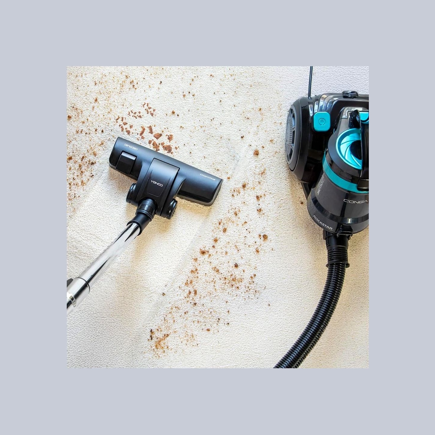 Cecotec Vacuum cleaner | The Conga Rockstar Cyclonic Plus | Bagless | Dust capacity 2 L | Power 800 W | Black