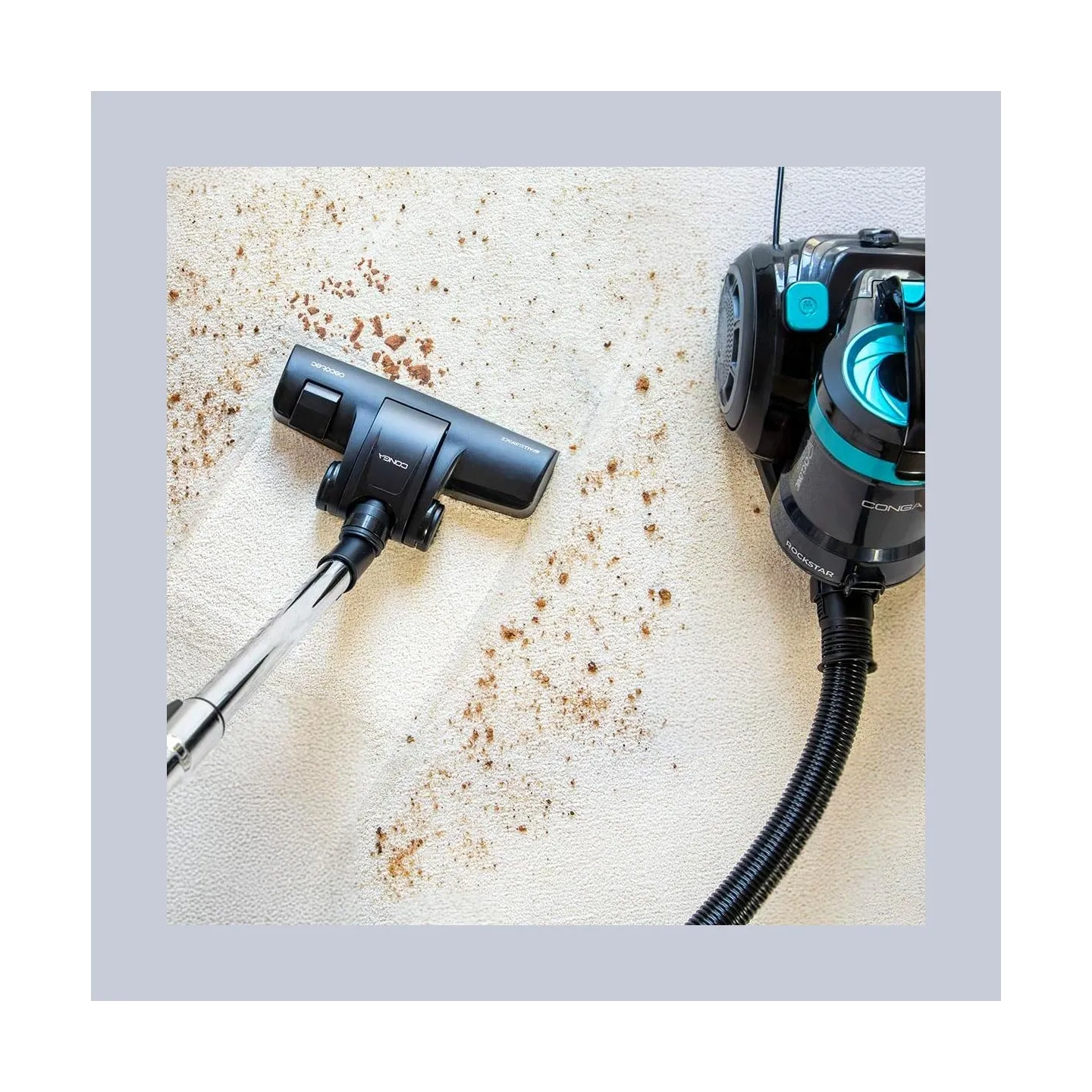 Cecotec Vacuum cleaner | The Conga Rockstar Cyclonic Plus | Bagless | Dust capacity 2 L | Power 800 W | Black