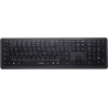 Clevetura CLVX 1 Touch-On-Keys AI Wireless Keyboard, ANSI US Windows Layout, Scissor Switches, Aluminum Chassis, Interactive RGB