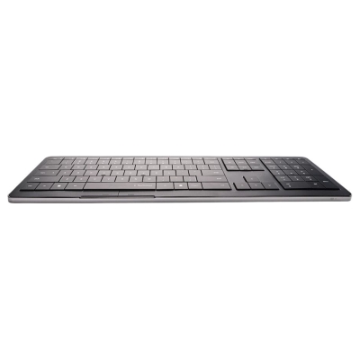 Clevetura CLVX 1 Touch-On-Keys AI Wireless Keyboard, ANSI US Windows Layout, Scissor Switches, Aluminum Chassis, Interactive RGB