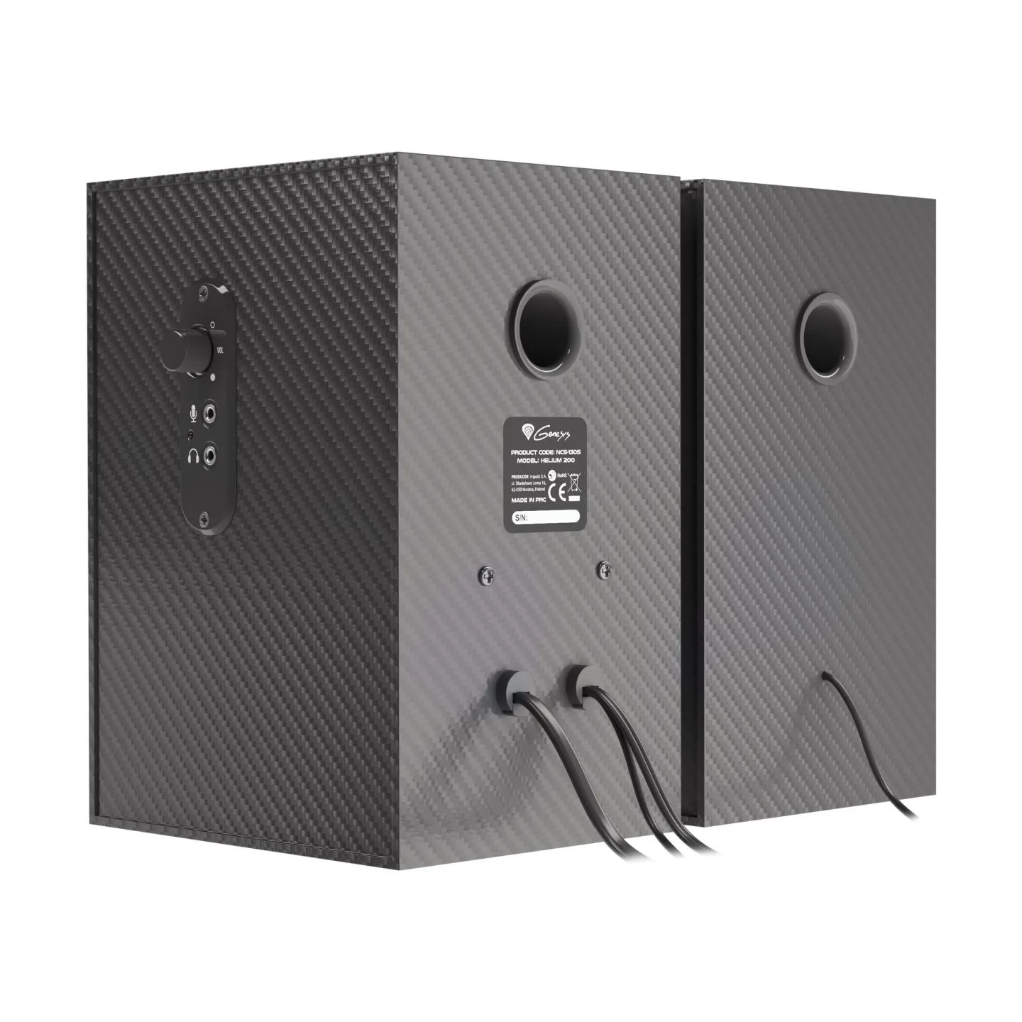 Genesis | Helium 200 | Black | 4 Ω | Gaming Speakers