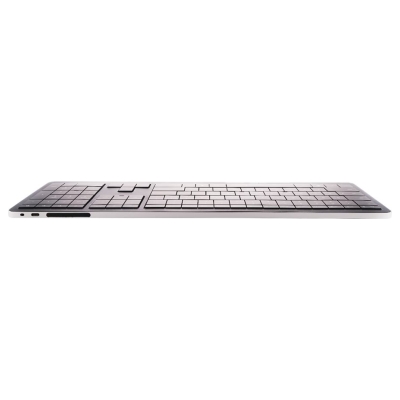 Clevetura CLVX 1 Touch-On-Keys AI Wireless Keyboard, ANSI US Windows Layout, Scissor Switches, Aluminum Chassis, Interactive RGB