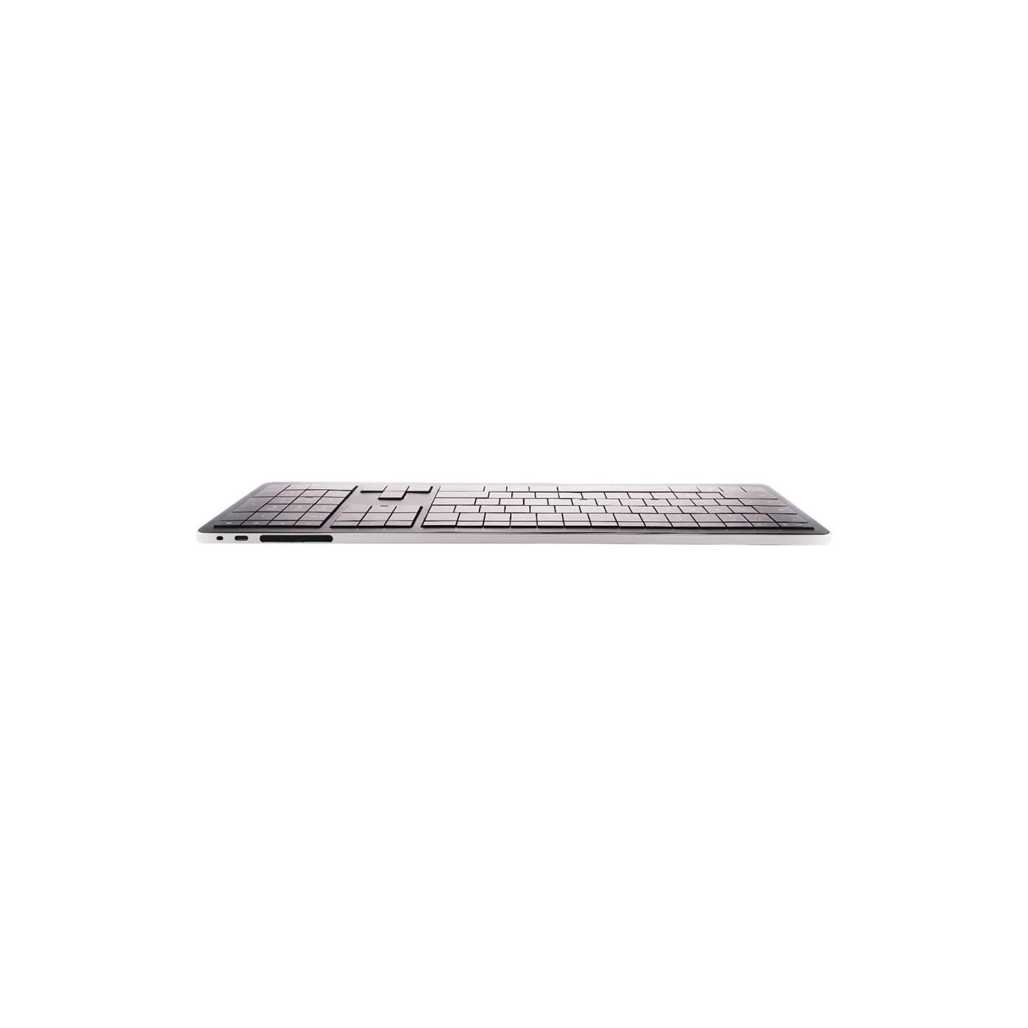 Clevetura CLVX 1 Touch-On-Keys AI Wireless Keyboard, ANSI US Windows Layout, Scissor Switches, Aluminum Chassis, Interactive RGB