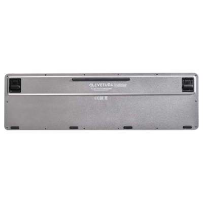 Clevetura CLVX 1 Touch-On-Keys AI Wireless Keyboard, ANSI US Windows Layout, Scissor Switches, Aluminum Chassis, Interactive RGB