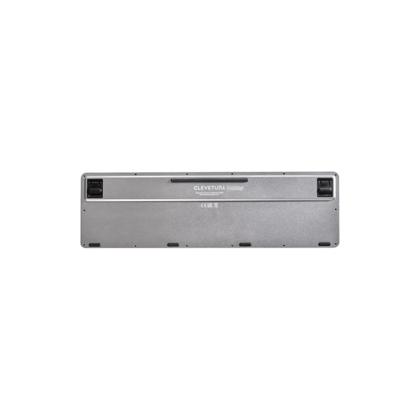 Clevetura CLVX 1 Touch-On-Keys AI Wireless Keyboard, ANSI US Windows Layout, Scissor Switches, Aluminum Chassis, Interactive RGB