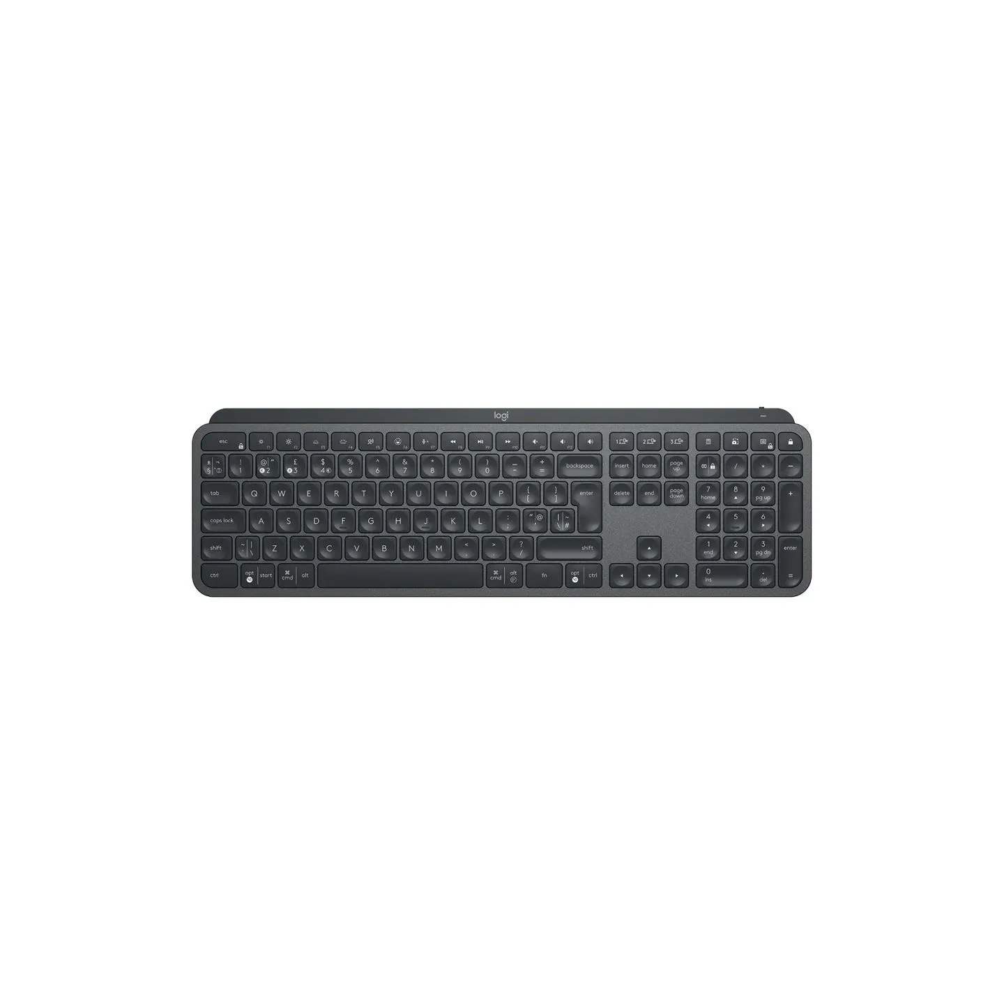 Logitech MX KEYS FOR BUSINESS - GRAPHITE - PAN - BT - NORDIC-613