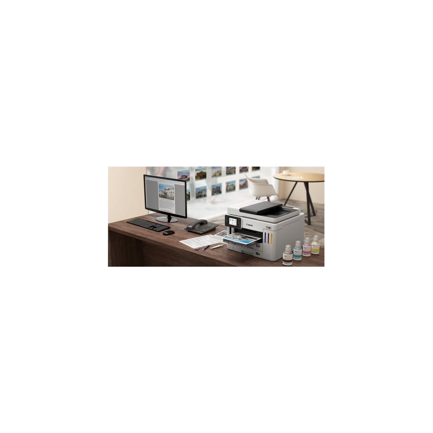 Canon | MAXIFY GX7150 | Multifunction printer | Ink-jet | Colour | A4 | Wi-Fi | White