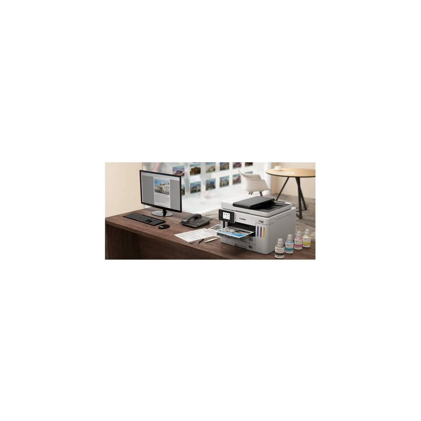 Canon | MAXIFY GX7150 | Multifunction printer | Ink-jet | Colour | A4 | Wi-Fi | White