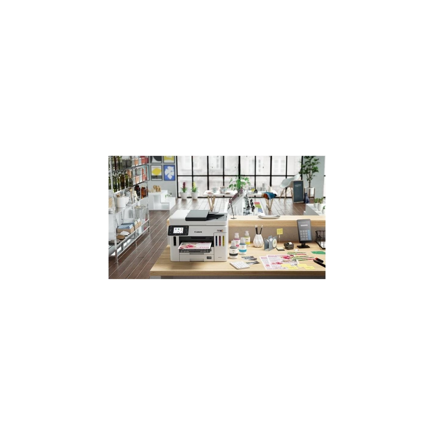Canon | MAXIFY GX7150 | Multifunction printer | Ink-jet | Colour | A4 | Wi-Fi | White