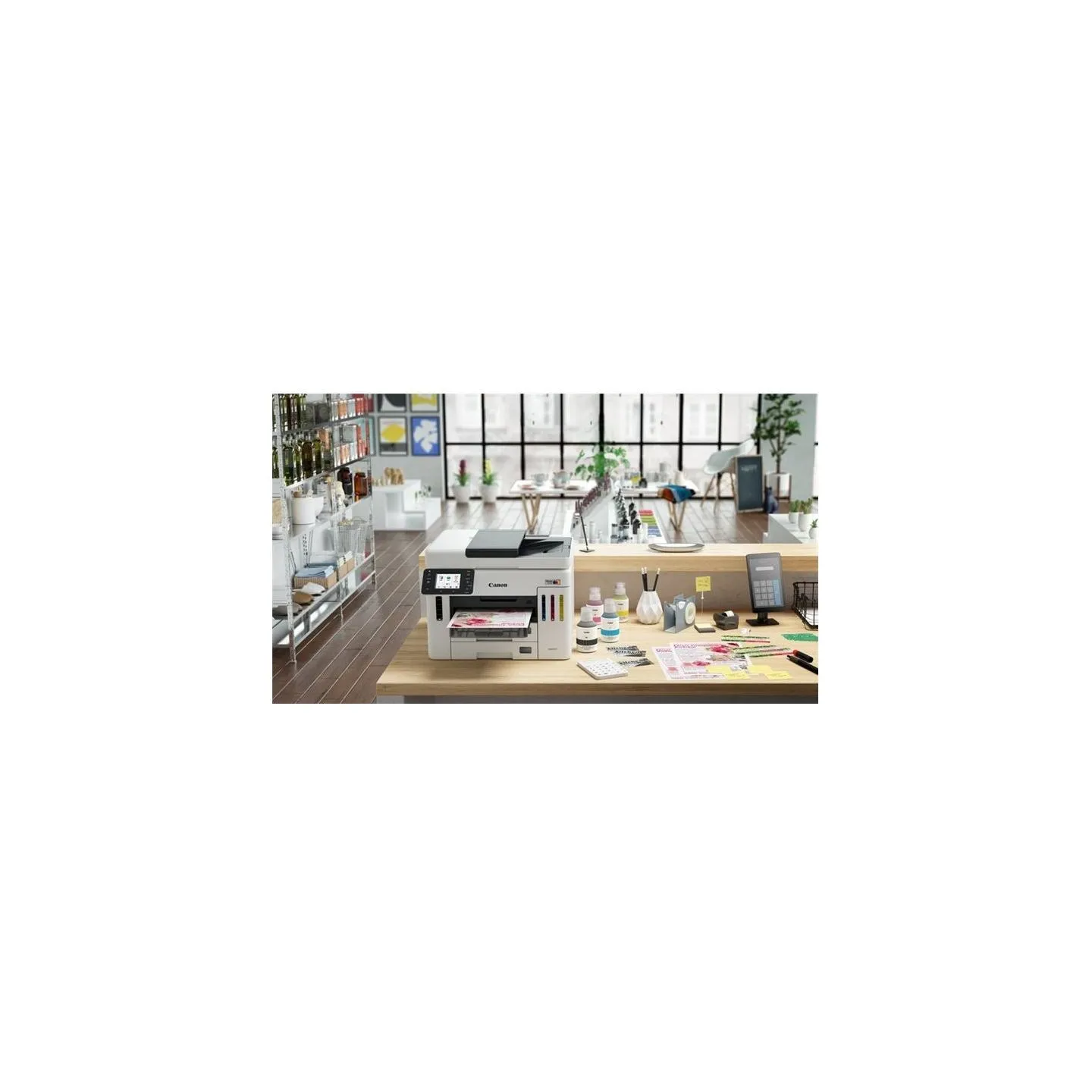 Canon | MAXIFY GX7150 | Multifunction printer | Ink-jet | Colour | A4 | Wi-Fi | White