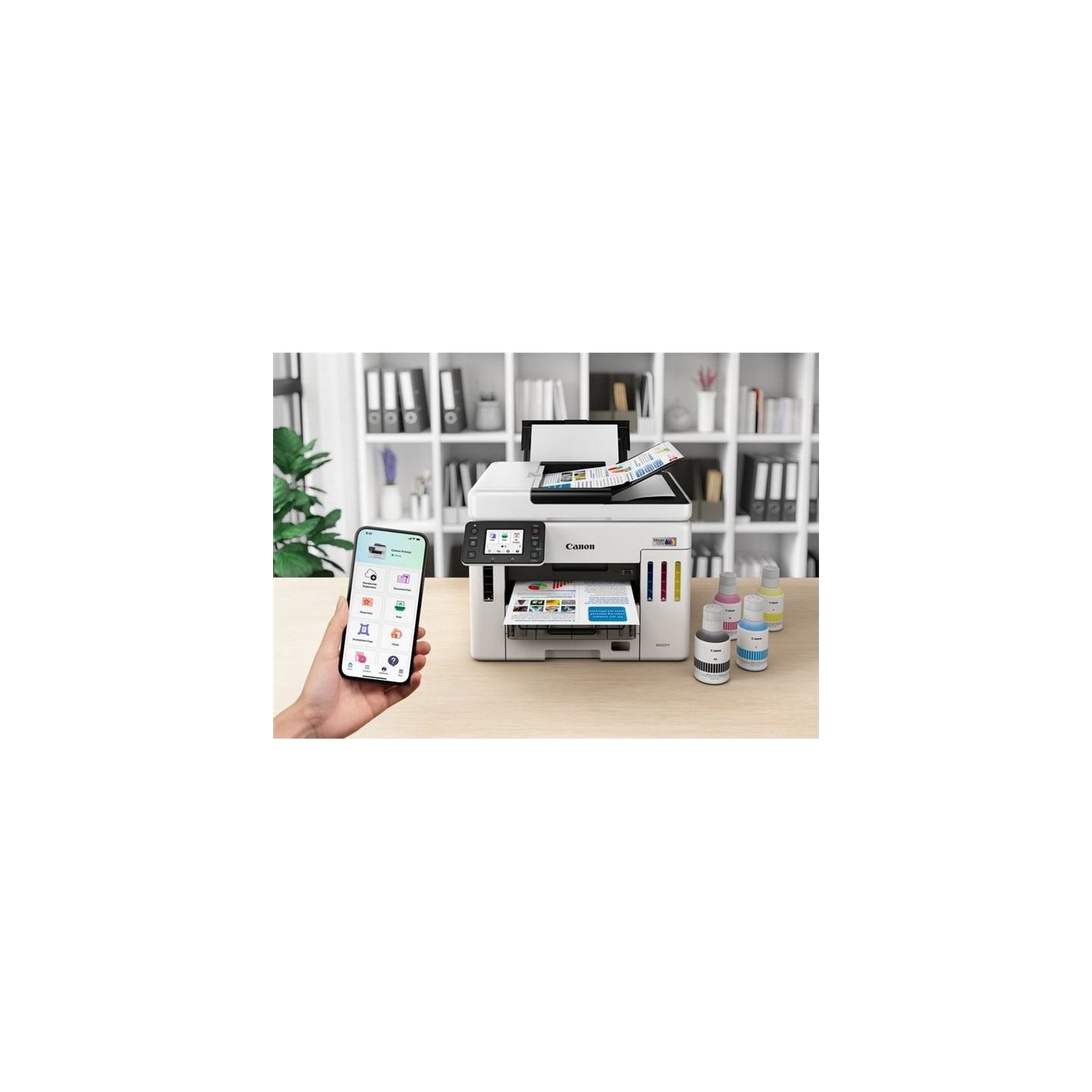 Canon | MAXIFY GX7150 | Multifunction printer | Ink-jet | Colour | A4 | Wi-Fi | White