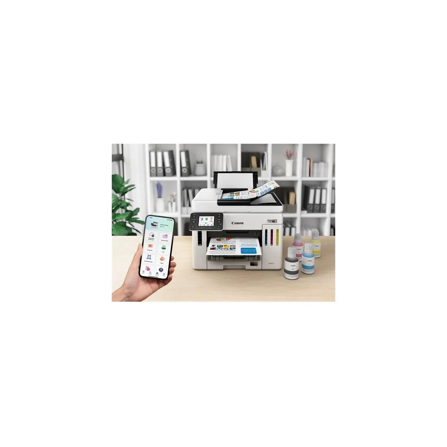 Canon | MAXIFY GX7150 | Multifunction printer | Ink-jet | Colour | A4 | Wi-Fi | White