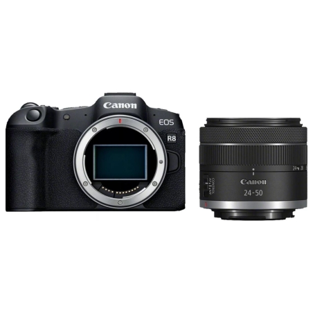 Canon | EOS R8 Body + RF 24-50mm F4.5-6.3 IS STM (AIP) | Megapixel 24.2 MP | Image stabilizer | ISO sensitivity (max) 102400 | D