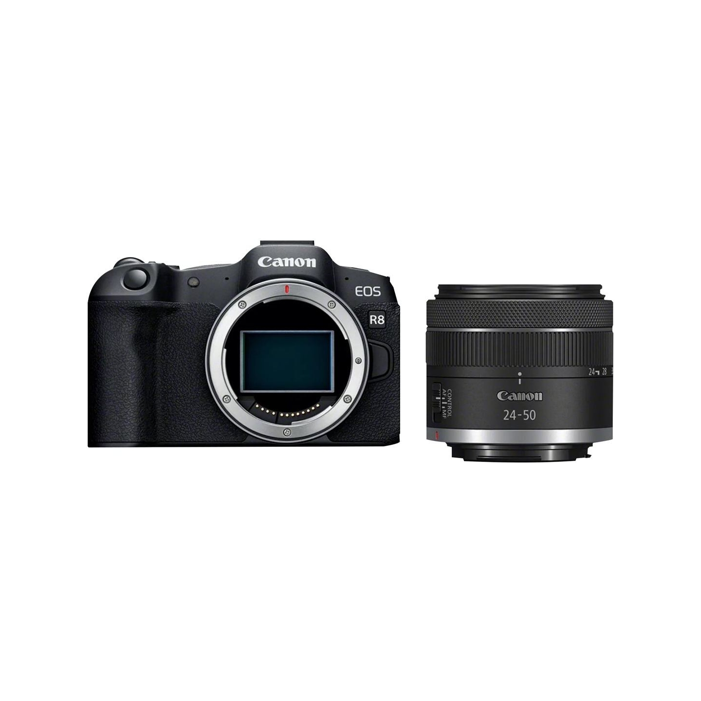 Canon | EOS R8 Body + RF 24-50mm F4.5-6.3 IS STM (AIP) | Megapixel 24.2 MP | Image stabilizer | ISO sensitivity (max) 102400 | D