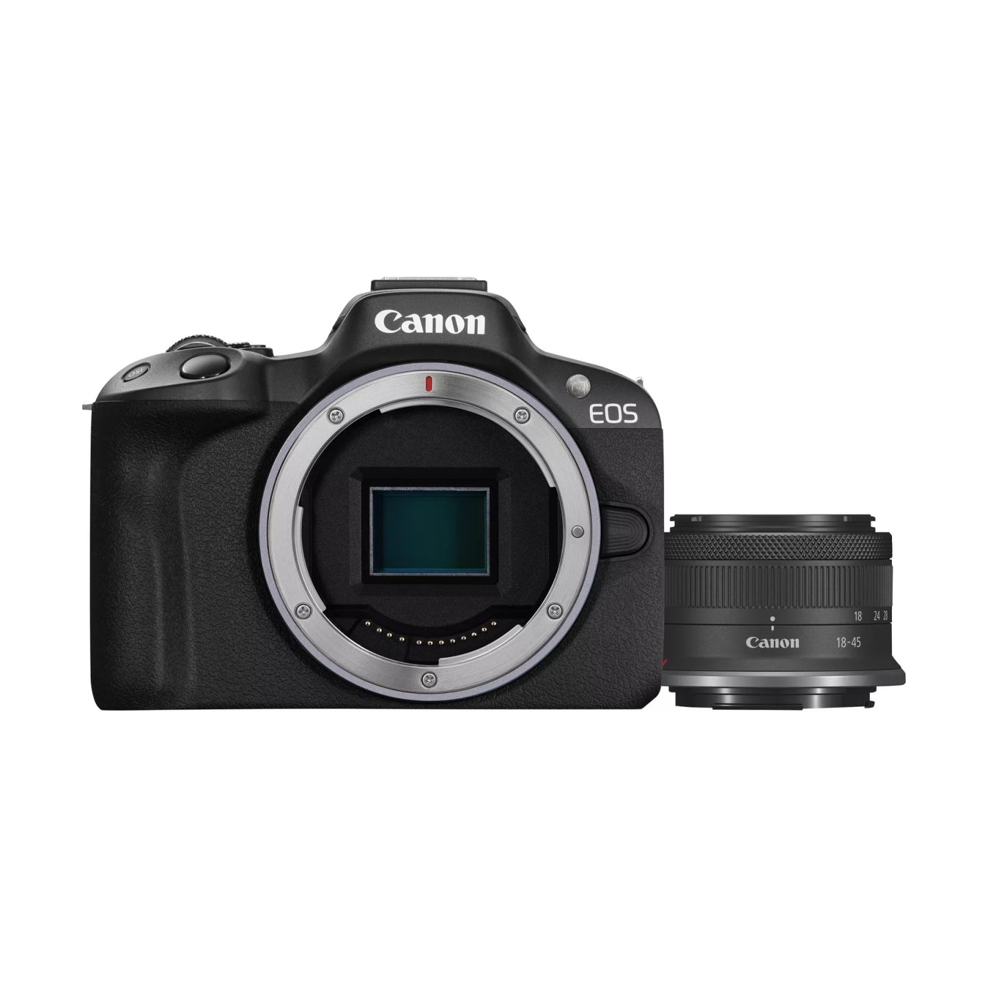 Canon | EOS R50 + RF-S 18-45mm F4.5-6.3 IS STM (SIP) | Megapixel 24.2 MP | Image stabilizer | ISO sensitivity (max) 32000 | Disp
