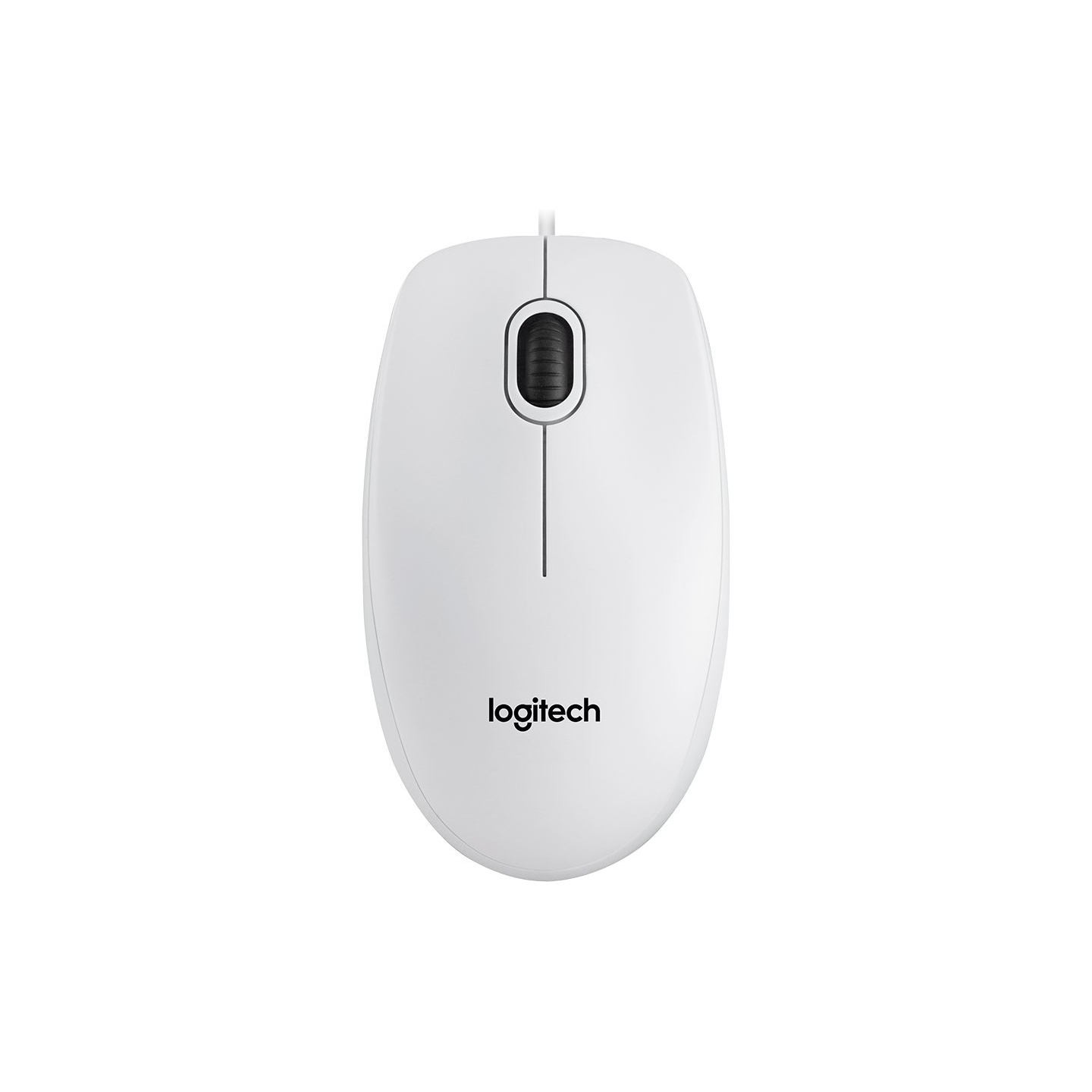 Logitech LOGI B100 Optical Mouse White USB OEM