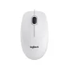 Logitech LOGI B100 Optical Mouse White USB OEM