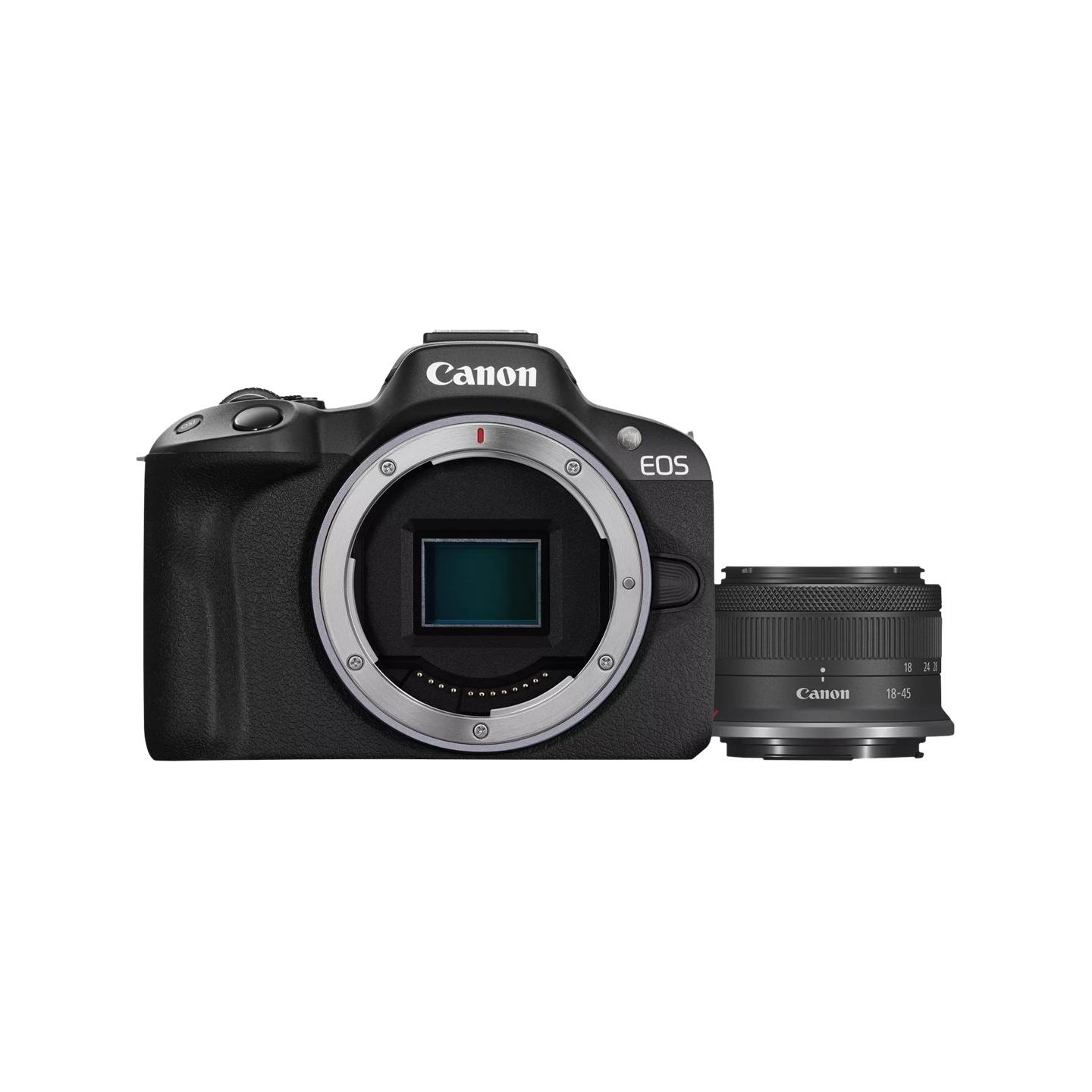 Canon | EOS R50 + RF-S 18-45mm F4.5-6.3 IS STM (SIP) | Megapixel 24.2 MP | Image stabilizer | ISO sensitivity (max) 32000 | Disp