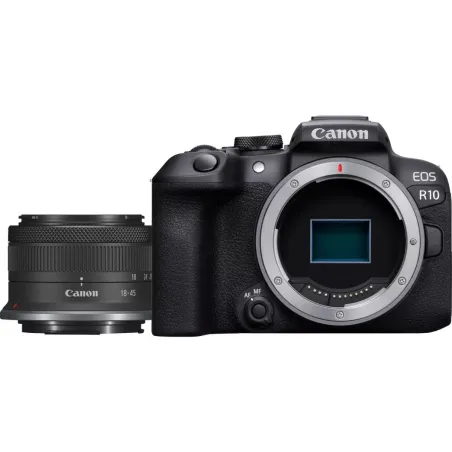 Canon | D.CAM EOS R10 RF-S 18-45 IS STM EU26 | Megapixel 24.2 MP | Image stabilizer | ISO sensitivity (max) 32000 | Wi-Fi | Vide