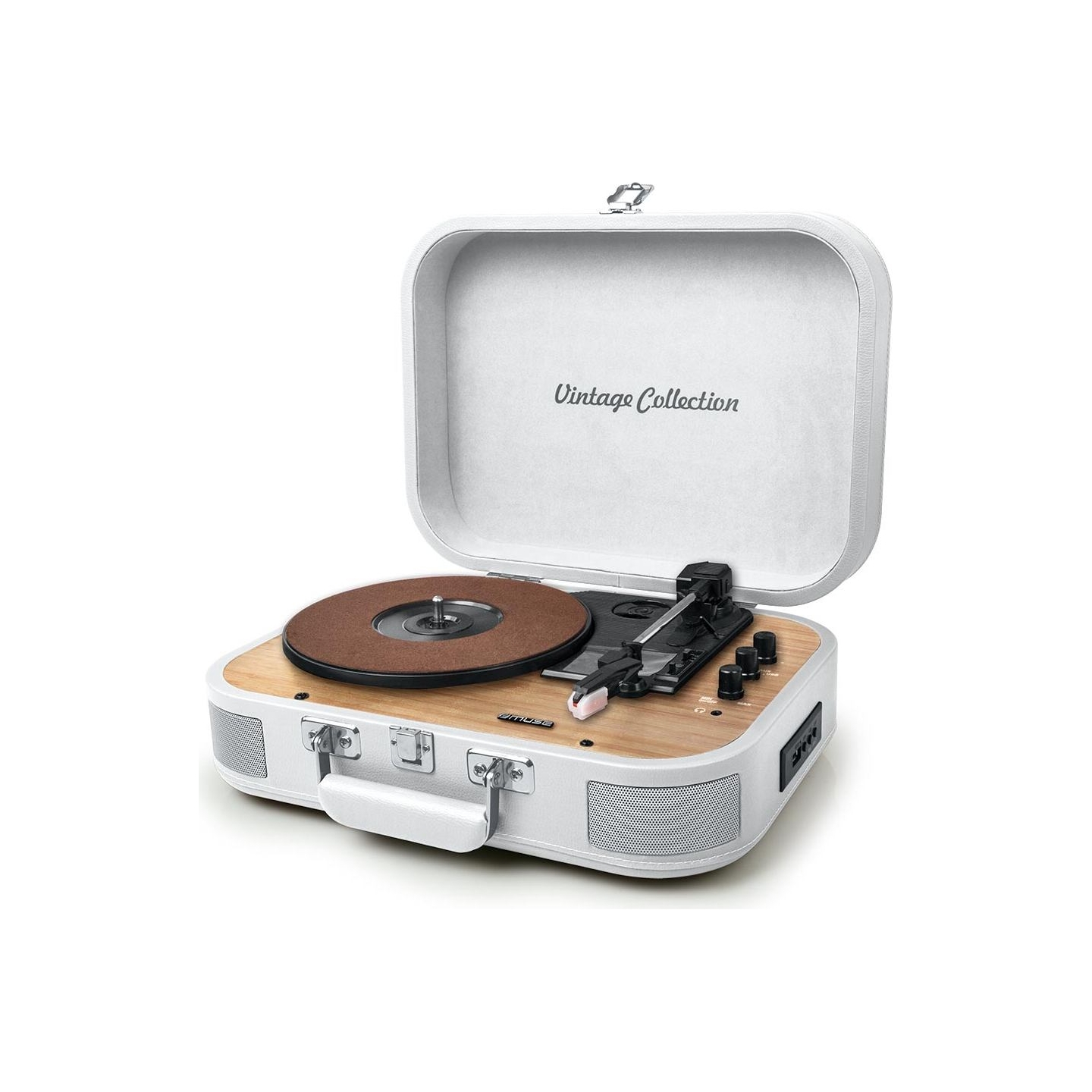 Muse | Turntable Stereo System | MT-201WW | Turntable Stereo System | USB port | AUX in