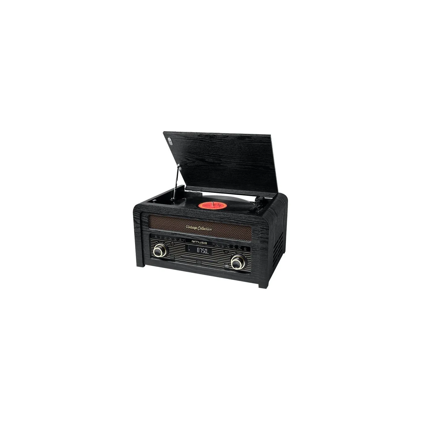 Muse | Turntable micro system | MT-115W | USB port | AUX in | CD player | FM radio | Wireless connection