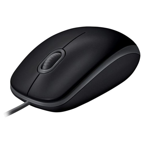Logitech B110 Corded Mouse - SILENT - BLACK - USB - B2B