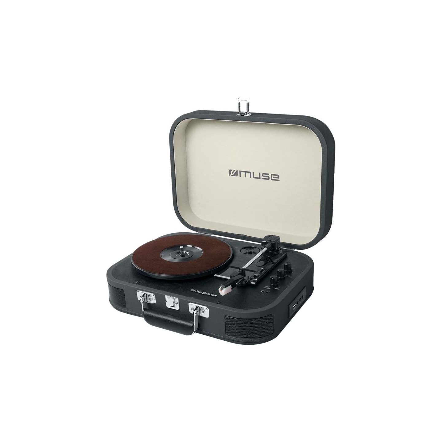 Muse | Turntable Stereo System | MT-201 DG | USB port | AUX in