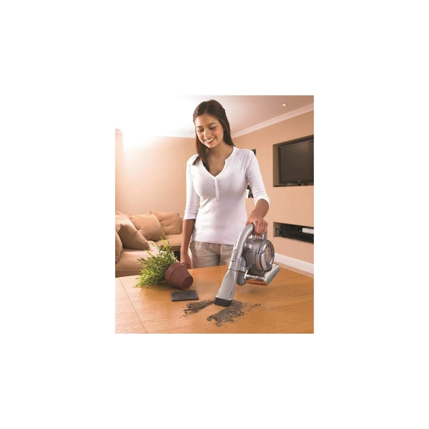 Black & Decker Vacuum Cleaner | PD1820LF-QW | Cordless | Handheld | 18 V | Operating time (max) 15 min | Chrome