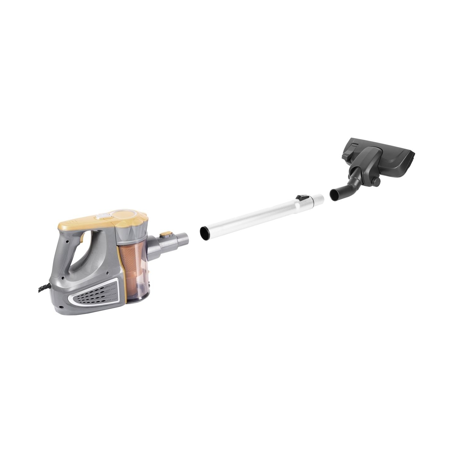Adler | Vacuum Cleaner | AD 7036 | Corded operating | Handstick and Handheld | 800 W | - V | Operating radius 7 m | Yellow/Grey 
