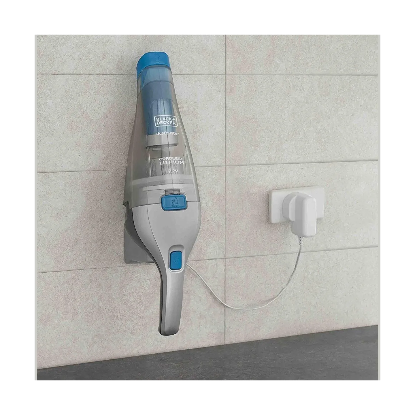 Black & Decker | Vacuum Cleaner | NVC215WA-QW | Cordless operating | 7.2 V | Blue/Gray