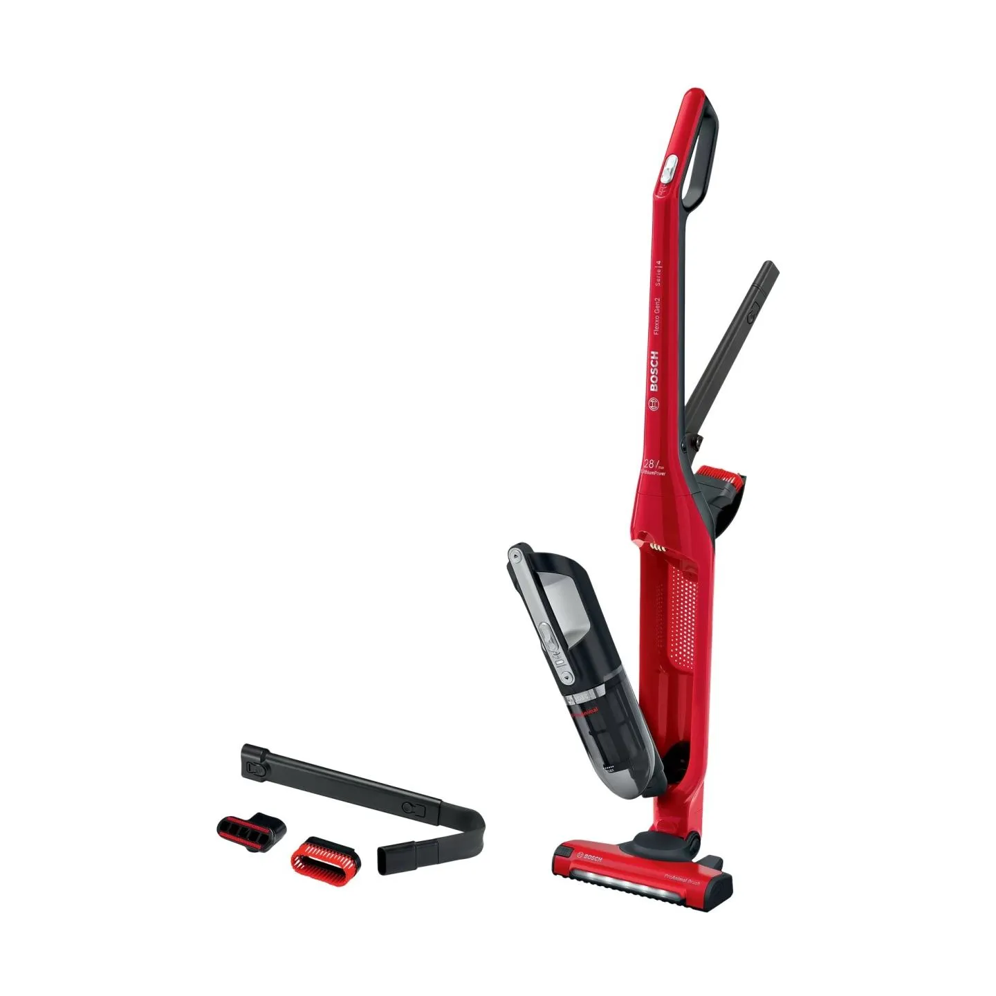 Bosch | Vacuum cleaner | Flexxo Gen2 28Vmax ProAnimal BBH3ZOO28 | Cordless operating | Handstick | N/A W | 25.2 V | Operating ti