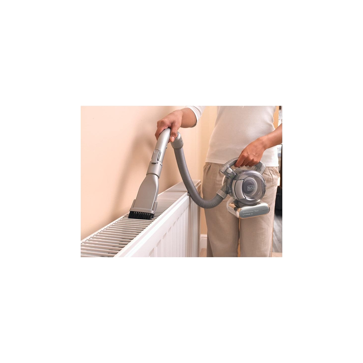 Black & Decker Vacuum Cleaner | PD1820L-QW | Cordless | Handheld | 25 W | 18 V | Operating time (max) 15 min | Silver