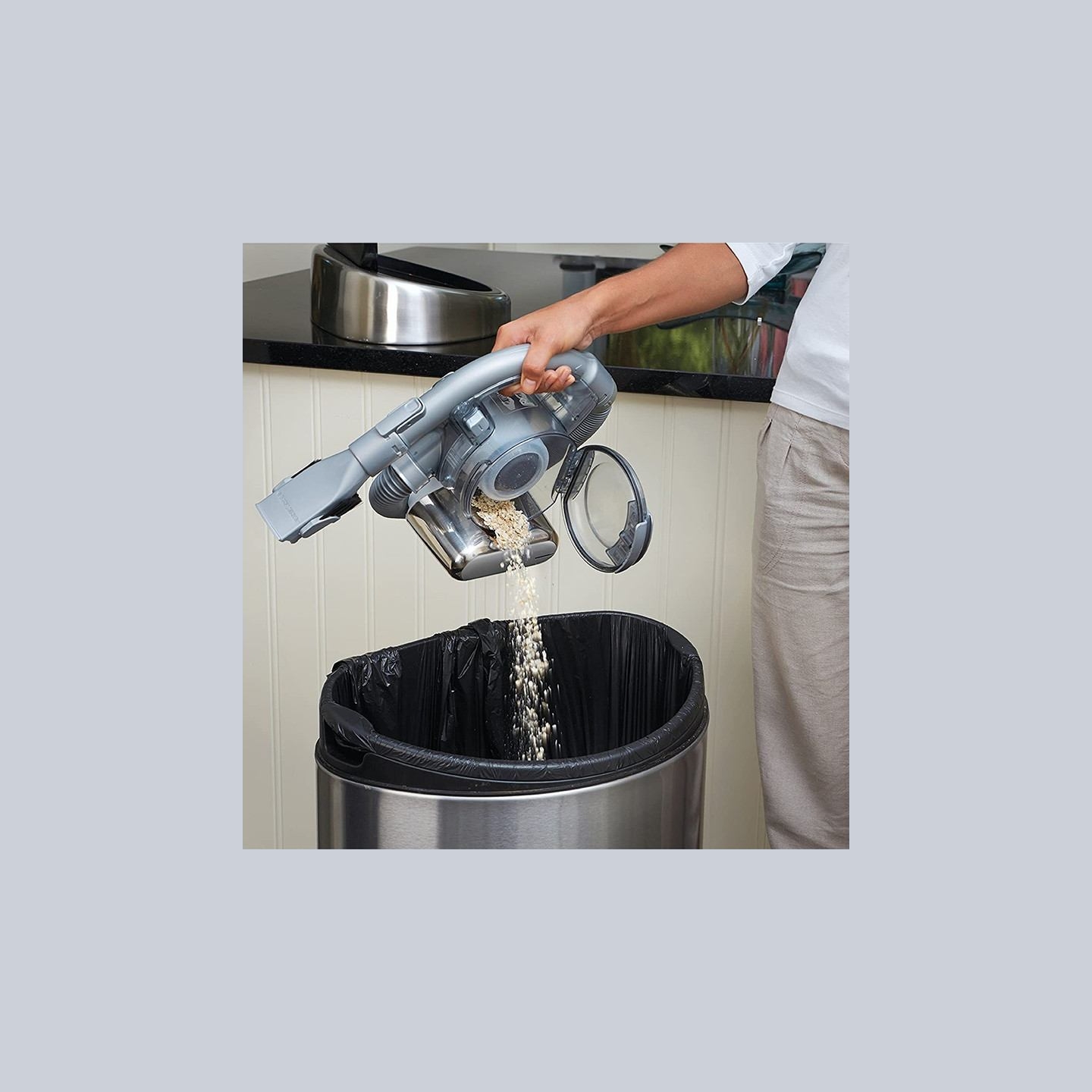 Black & Decker Vacuum Cleaner | PD1820L-QW | Cordless | Handheld | 25 W | 18 V | Operating time (max) 15 min | Silver