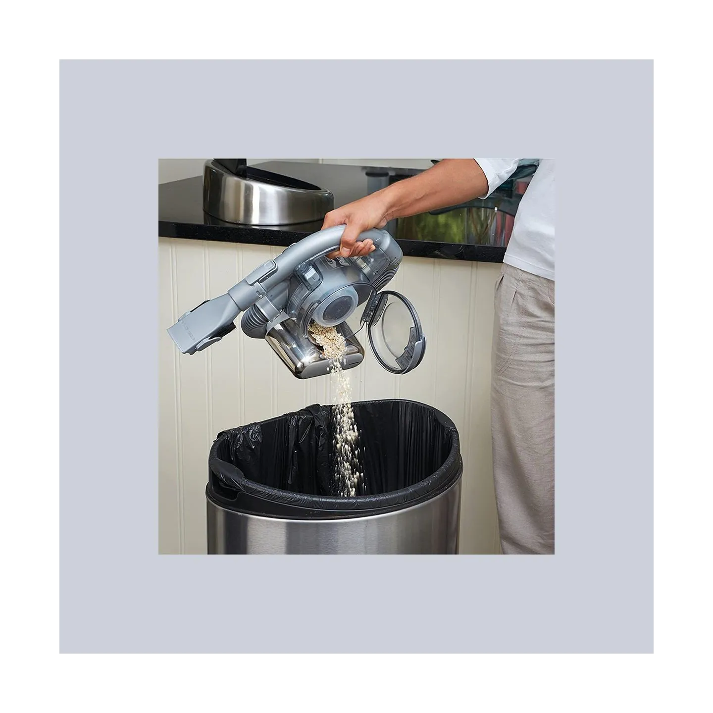Black & Decker Vacuum Cleaner | PD1820L-QW | Cordless | Handheld | 25 W | 18 V | Operating time (max) 15 min | Silver