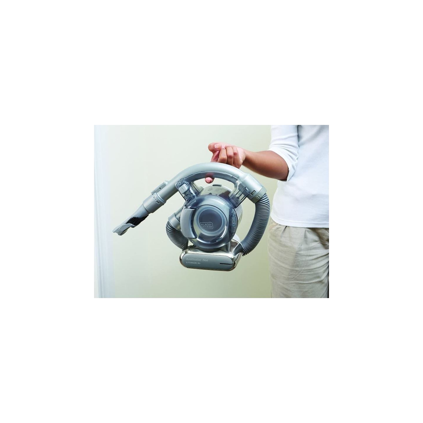 Black & Decker Vacuum Cleaner | PD1820L-QW | Cordless | Handheld | 25 W | 18 V | Operating time (max) 15 min | Silver