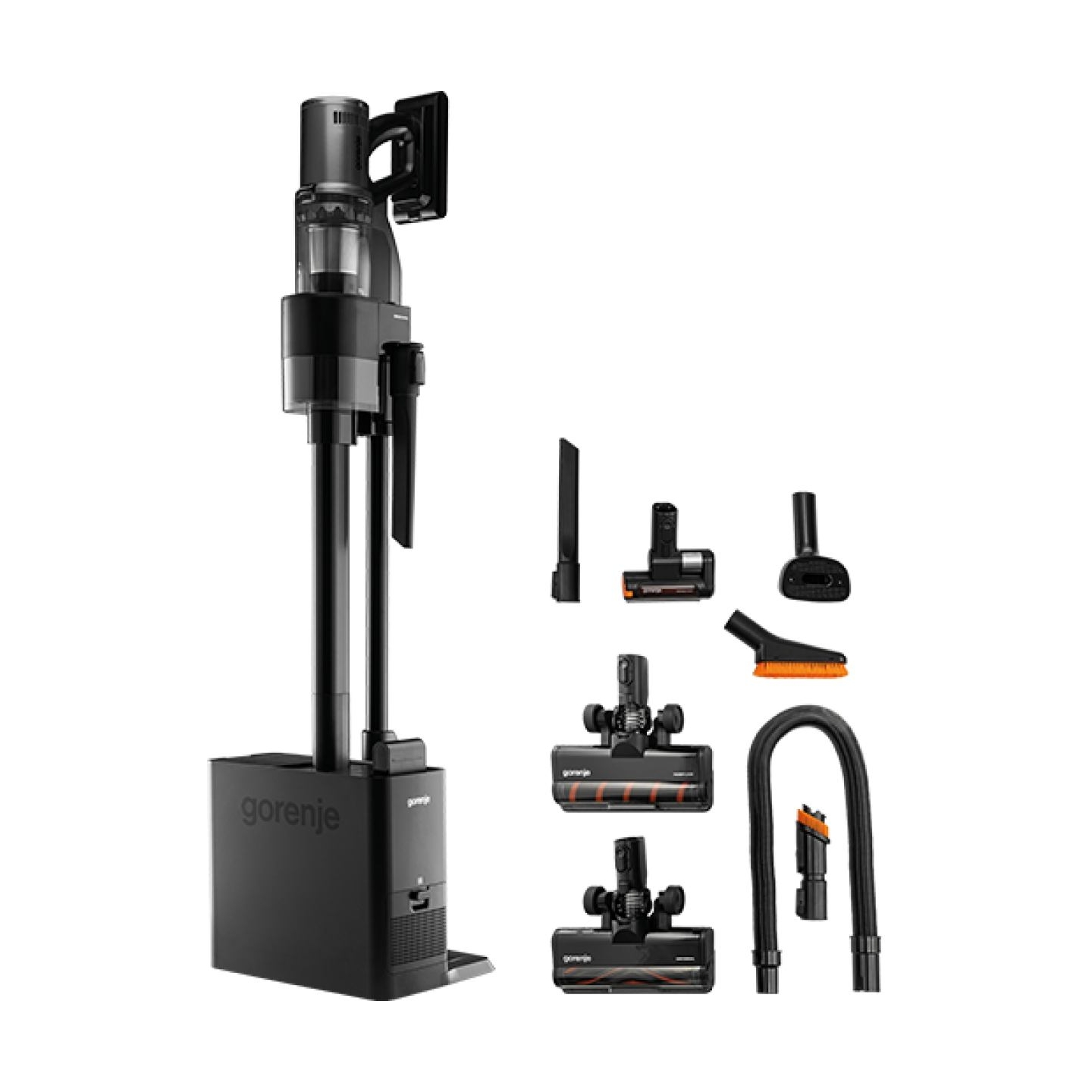 Gorenje Vacuum cleaner | SVC296749NEBL | Cordless operating | Handstick 2in1 | 550 W | 29.6 V | Anthracite | Operating time (max