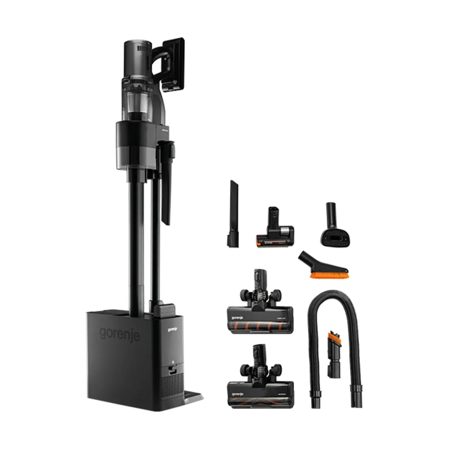 Gorenje Vacuum cleaner | SVC296749NEBL | Cordless operating | Handstick 2in1 | 550 W | 29.6 V | Anthracite | Operating time (max