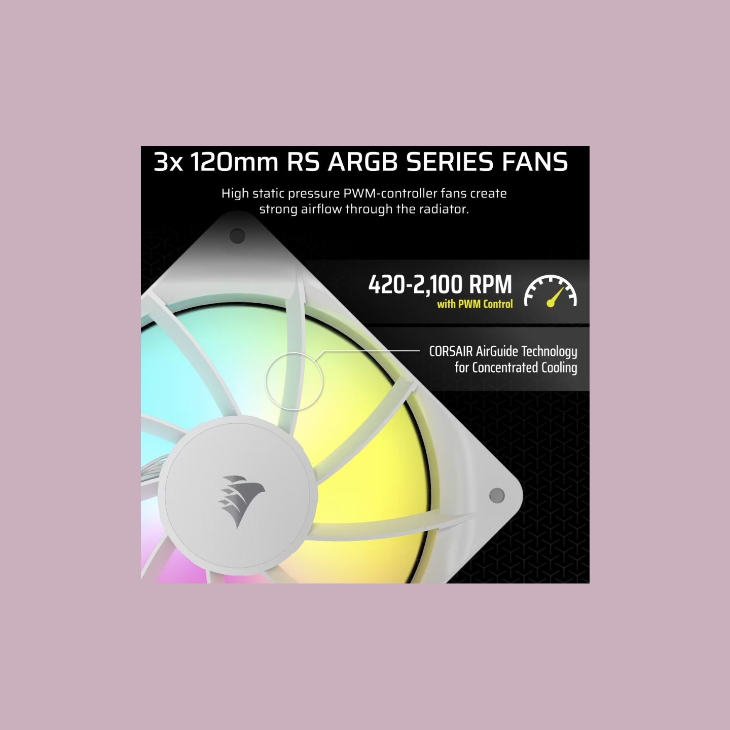 Corsair NAUTILUS 360 ARGB 360 mm Liquid CPU Cooler white