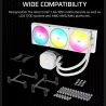 Corsair Liquid CPU Cooler | 360 RS ARGB | White