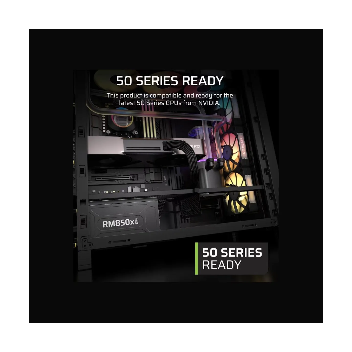 Corsair Fully Modular ATX Power Supply (EU) | RM850x SHIFT | 850 W | Black